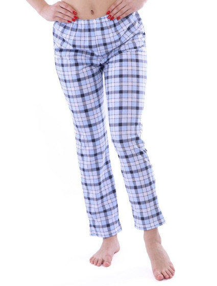 Dámské pyžamové kalhoty Magda světle modré