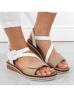 Pohodlné kombinované sandály Rieker W RKR678