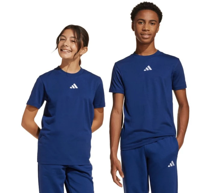 Dětské tričko adidas Essentials Tee 160 námořnická modrá JY0613 Dětské tričko adidas Essentials Tee 160 námořnická modrá JY0613