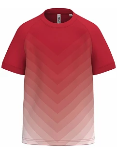 Kariban ProAct PA 4048 Dětské sportovní tričko s barevným gradientem 20.4048 sporty red