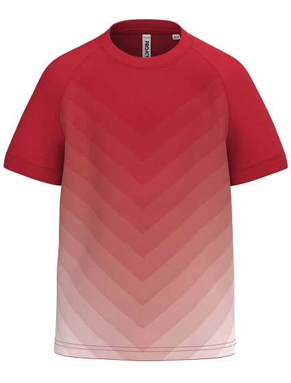 Kariban ProAct PA 4048 Dětské sportovní tričko s barevným gradientem 20.4048 sporty red Kariban ProAct PA 4048 Dětské sportovní tričko s barevným gradientem 20.4048 sporty red