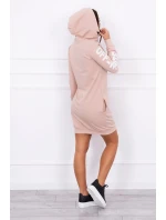Off White pudrově béžové šaty Off White pudrově béžové šaty