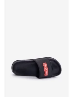Pánské Pantofle S Logem Big Star OO174028 Černé