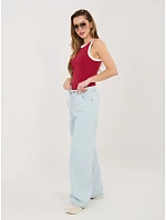 Kalhoty D80033BB62629L221 světle modré