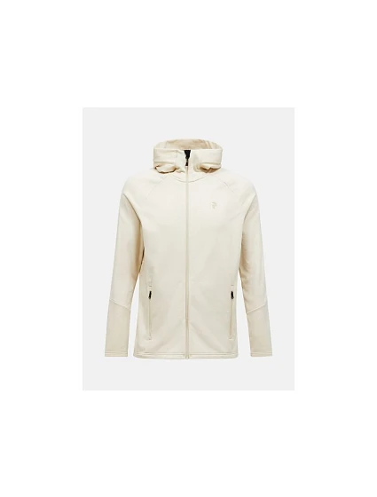 Mikina PEAK PERFORMANCE M Rider Essentials Zip Hood, písková Mikina PEAK PERFORMANCE M Rider Essentials Zip Hood, písková