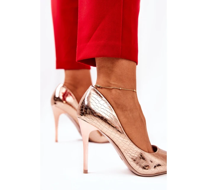 Podpatky s vzorem Růžové zlato model 21571368 - Boto