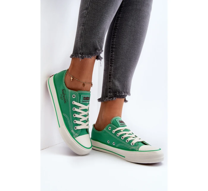 Dámské tenisky Big Star model 21649577 Zelené - Big Star Shoes Dámské tenisky Big Star model 21649577 Zelené - Big Star Shoes