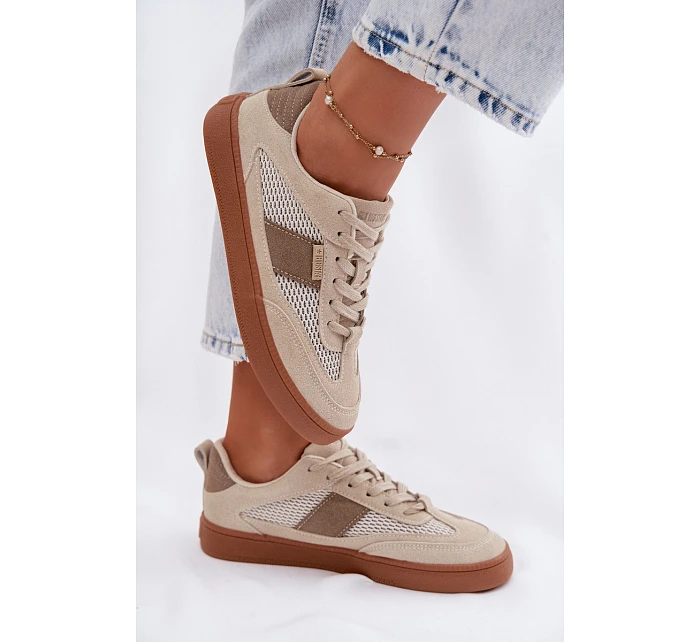 Dámské tenisky Big Star model 22100903 Béžové - Big Star Shoes Dámské tenisky Big Star model 22100903 Béžové - Big Star Shoes