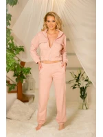 Dámská mikina model 20101365 Světle růžová - Kalimo Dámská mikina model 20101365 Světle růžová - Kalimo