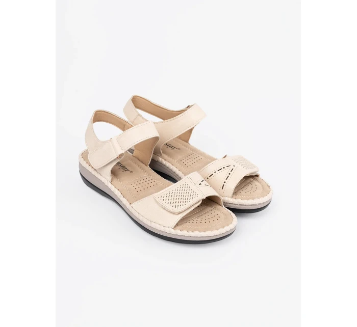 Klasické  sandály černé dámské na klínku