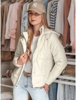 Dámská přechodná prošívaná bunda MARISSIA bílá FashionStreet TY4850 Dámská přechodná prošívaná bunda MARISSIA bílá FashionStreet TY4850