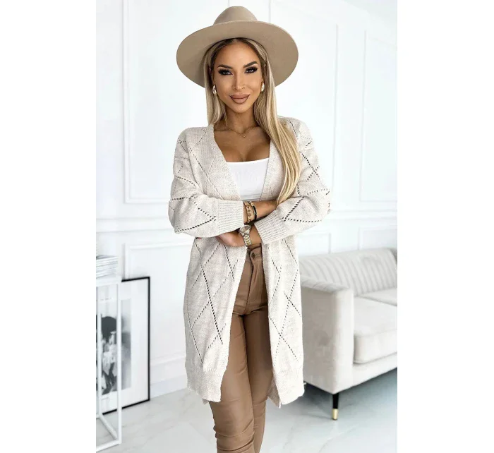 Dámský svetřík 486-2 Kardigan - Numoco basic