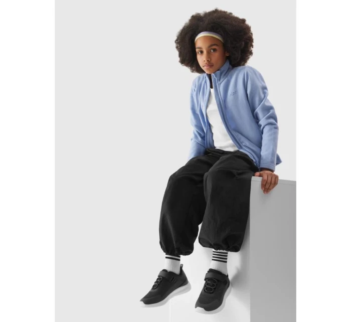 4F Junior dívčí fleece s pravidelným límcem 4FJWSS24TFLEF166-32S 4F Junior dívčí fleece s pravidelným límcem 4FJWSS24TFLEF166-32S