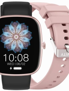 Dámské chytré hodinky  Pink Strap + Black Strap model 21807095 - Gravity