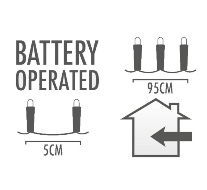 LAMPKI NA GIRLANDA 100 LED CIEPŁY BIAŁY model 21832624