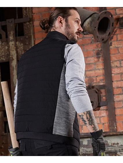 JN Pánská vesta s podšívkou 02. black/carbon melange model 22415265 - Daiber JN Pánská vesta s podšívkou 02. black/carbon melange model 22415265 - Daiber