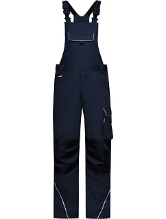 Daiber JN 879 (62) Pracovní kalhoty s laclem - Solid 02.879X navy