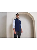 Premier PR 803 Pánská fleecová vesta "Artisan" 39.0803 navy/brown Premier PR 803 Pánská fleecová vesta "Artisan" 39.0803 navy/brown
