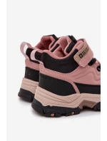 Dětské sněhové boty na suchý zip Big Star model 21706139 Růžové - Big Star Shoes Dětské sněhové boty na suchý zip Big Star model 21706139 Růžové - Big Star Shoes