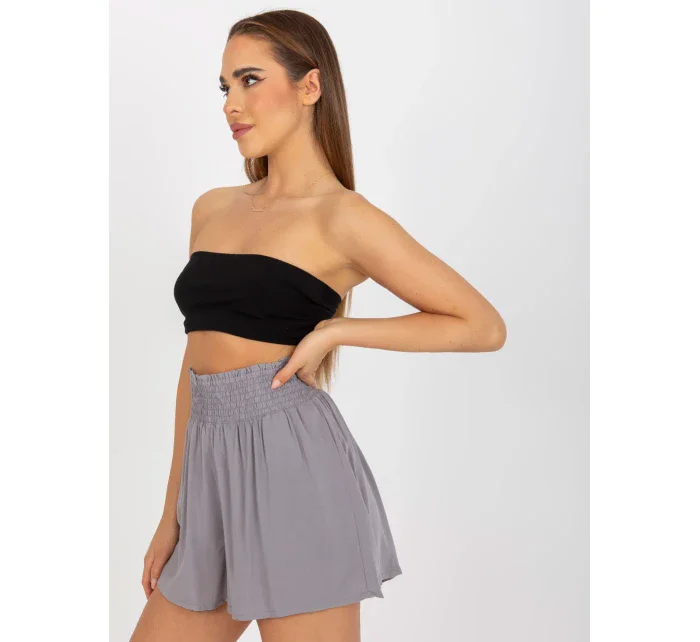 Šortky D73761M62238KA šedá