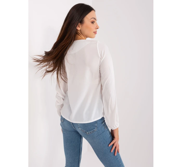 Bluzka LK BZ model 18865941 ecru - FPrice Bluzka LK BZ model 18865941 ecru - FPrice