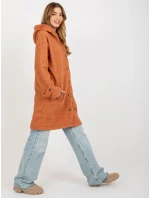 Dámský kabát RV PL 8449.98P tmavě oranžový Dámský kabát RV PL 8449.98P tmavě oranžový