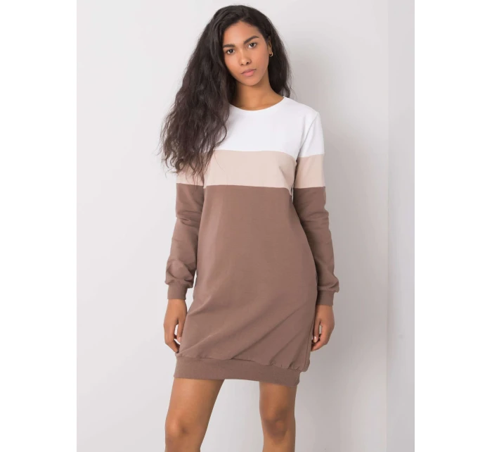 Šaty RV SK 5869.04 tmavě hnědé