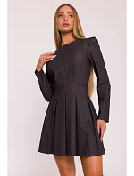 M884 Šaty džínového vzhledu - grafitové