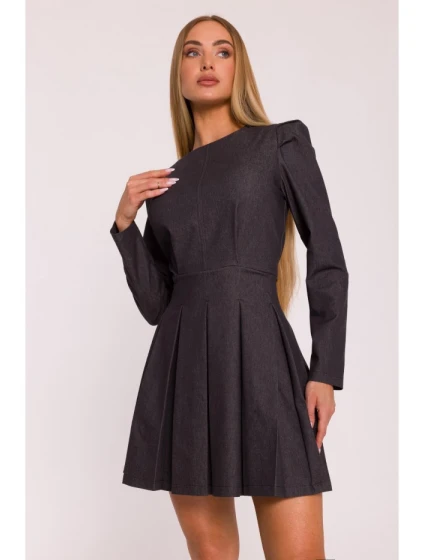 Šaty  grafitové model 21296200 - Moe