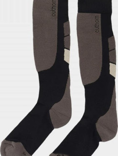 Pánské lyžařské ponožky Outhorn OTHAW22UFSOM010 hnědá
