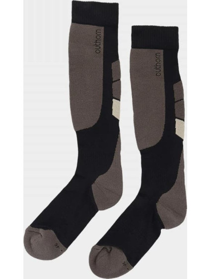 Pánské lyžařské ponožky Outhorn model 18685642 hnědá - 4F