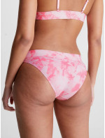 Dámské plavkové kalhotky KW0KW02124 0JV růžová - Calvin Klein