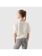 Dívčí top s potiskem model 21436079 - 4F Dívčí top s potiskem model 21436079 - 4F