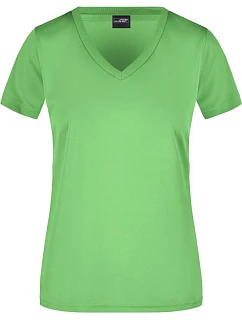 Daiber JN 735 Dámské sportovní tričko s výstřihem do V 02.0735 lime green