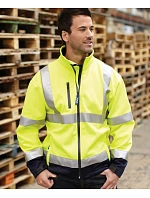09 HiVis softshellová bunda hi vis yellow model 22501939 - Yoko