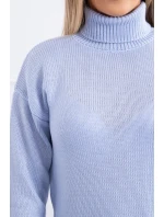 Svetr s rolákem modrý