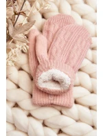 Teplé Dámské model 21645213 Růžové Rukavice - Aura.via