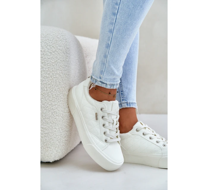 Dámské Tenisky Na Platformě Zateplené Big Star model 21675224 Bílé - Big Star Shoes Dámské Tenisky Na Platformě Zateplené Big Star model 21675224 Bílé - Big Star Shoes