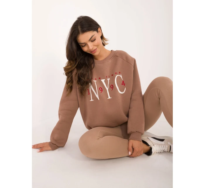 Bluza EM BL model 20493480 brązowy - FPrice Bluza EM BL model 20493480 brązowy - FPrice