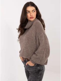 Sweter IN SW model 21789053 ciemny bezowy - FPrice