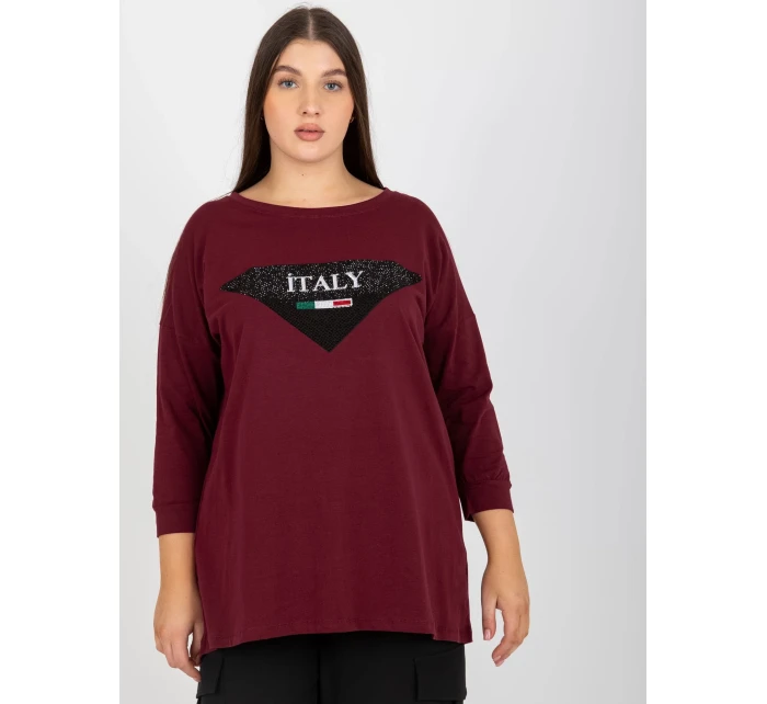 Halenka VI BZ 2911.82P tmavě fialová