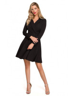 Šaty s límečkem černé model 18004487 - Makover