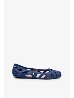 Dámské Gumové Baleríny Boty Navy Blue Salam