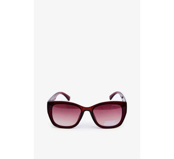 Dámské sluneční brýle UV400 tmavě hnědé