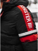 Pánská prošívaná zimní bunda černá FashionStreet TX4568