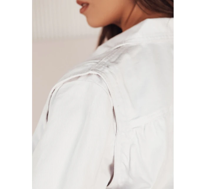 Dámská džínová bunda bílá Dstreet model 21973387 - FashionStreet