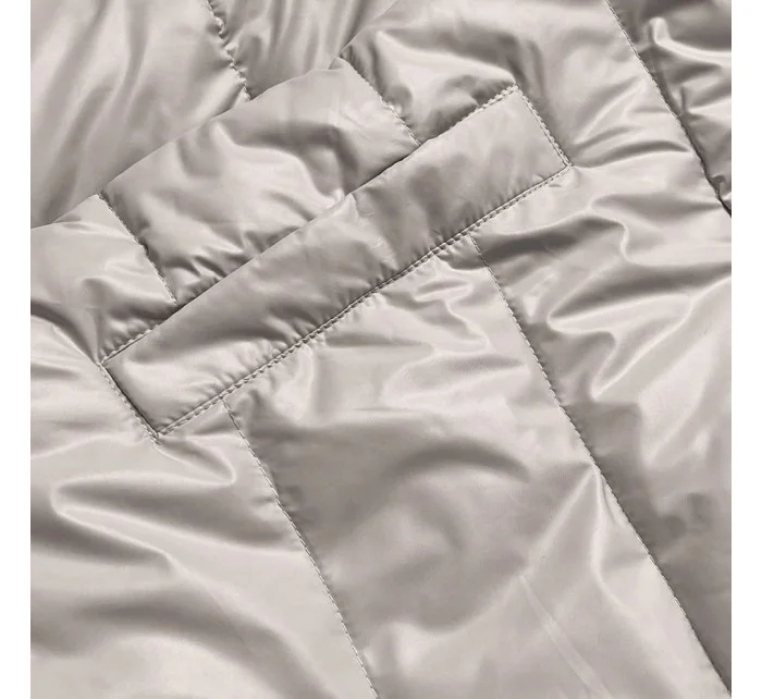 KURTKA ZIMOWA DAMSKA BEŻOWA model 21244639 - YES!PINK