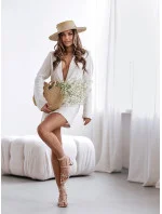 Béžový dámský oblek se model 19673956 - Moon Béžový dámský oblek se model 19673956 - Moon