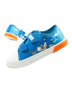 Leomil Sonic dětské sportovní boty lehké tenisky na suchý zip modré červené
