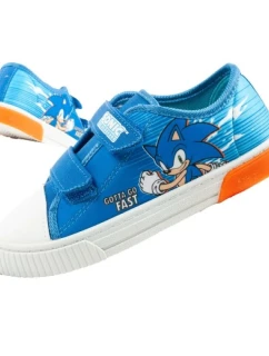 Leomil Sonic dětské sportovní boty lehké tenisky na suchý zip modré červené